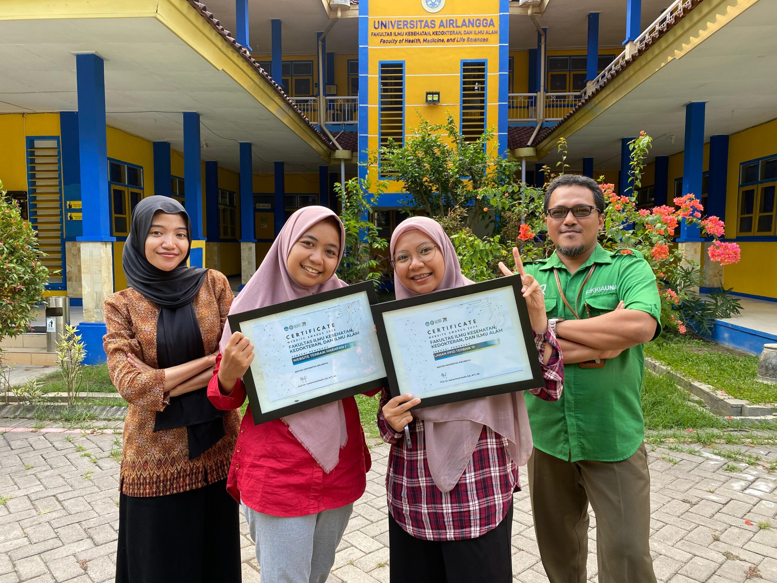 FIKKIA Raih 2 Penghargaan Website Award UNAIR 2024 - FIKKIA