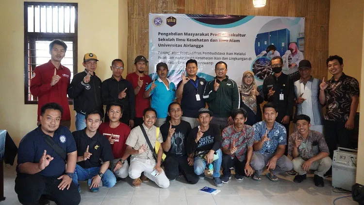 Kegiatan pengabdian masyarakat Prodi Akuakultur di Klinik Ikan Balai Benih Ikan Genteng