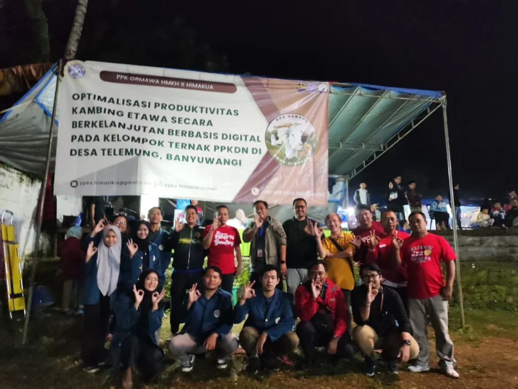 Kegiatan pengabdian masyarakat di Kelompok Ternak Kambing Etawa