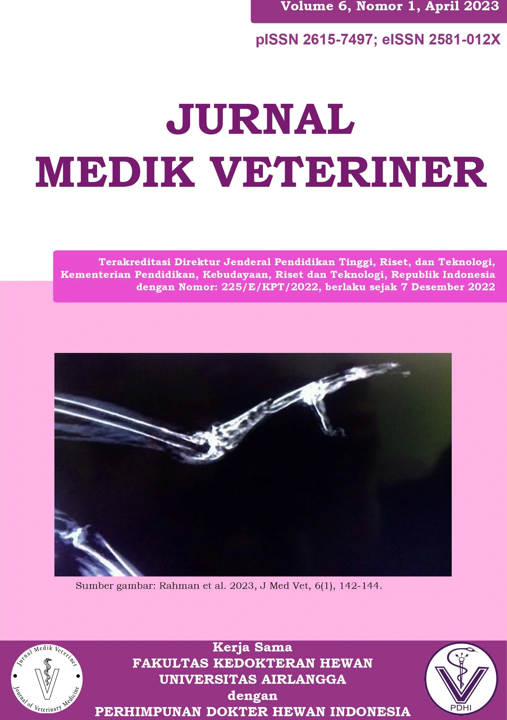 Sampul Jurnal Medik Veteriner